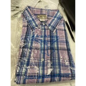 Scandia Woods RN 81700 Plaid Short Sleeve Button‎ Up